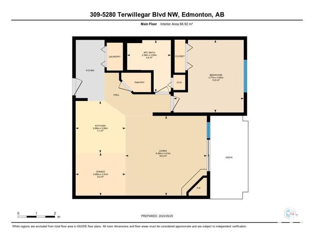 309 - 5280 Terwillegar Bv Nw, Condo with 1 bedrooms, 1 bathrooms and 1 parking in Edmonton AB | Image 44