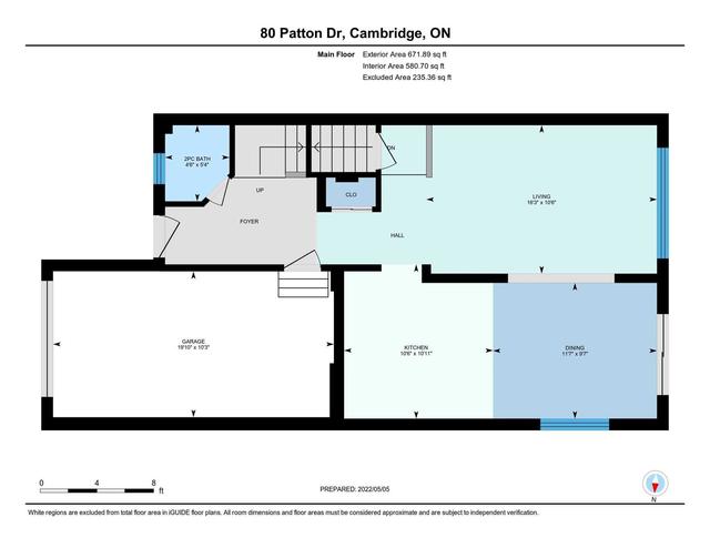 80 Patton Dr, House detached with 3 bedrooms, 4 bathrooms and 3 parking in Cambridge ON | Image 28