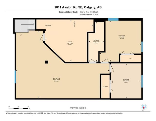 9811 Avalon Road Se, House detached with 5 bedrooms, 2 bathrooms and 2 parking in Calgary AB | Image 34