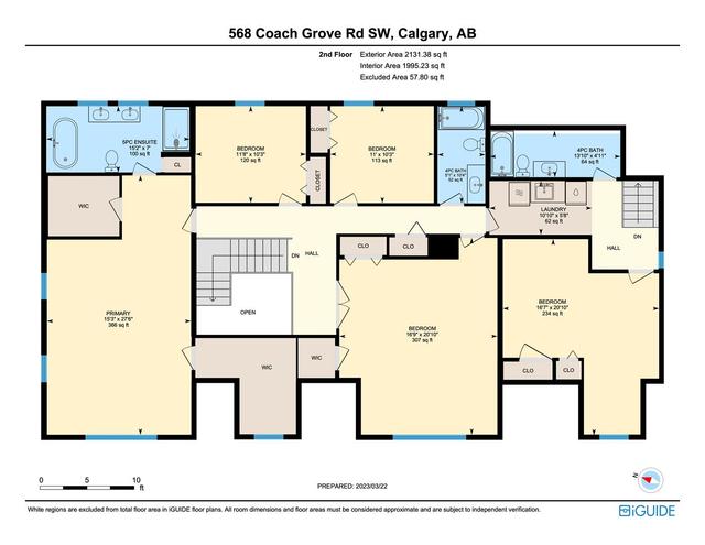 568 Coach Grove Road Sw, House detached with 5 bedrooms, 4 bathrooms and 4 parking in Calgary AB | Image 34