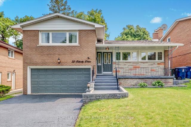 32 Felicity Dr, House detached with 4 bedrooms, 4 bathrooms and 6 parking in Toronto ON | Image 1