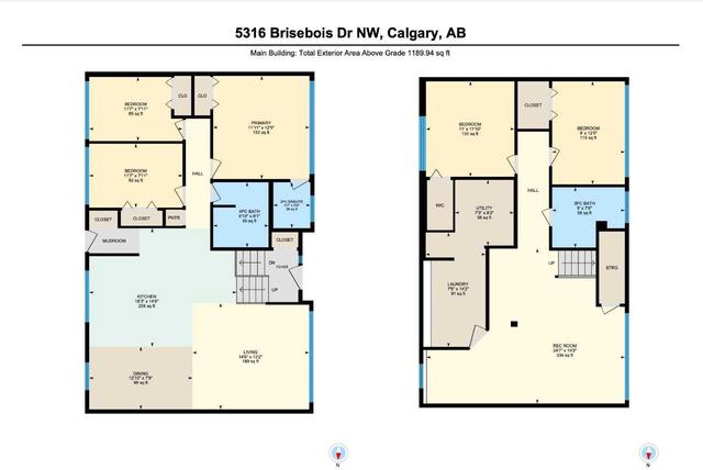 5316 Brisebois Drive Nw, House detached with 5 bedrooms, 2 bathrooms and 4 parking in Calgary AB | Image 50