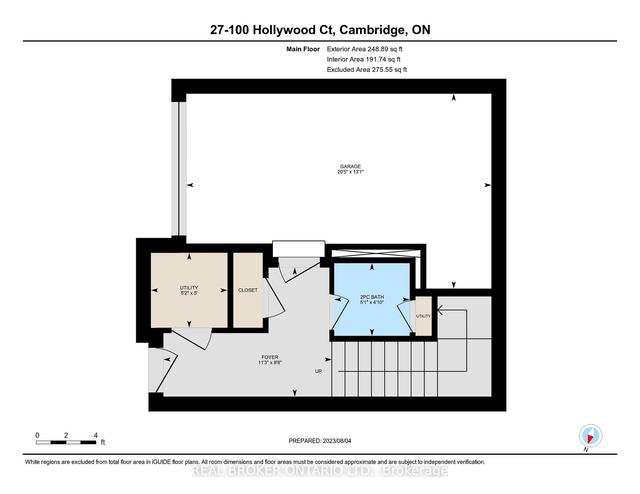 27 - 100 Hollywood Crt, House attached with 2 bedrooms, 2 bathrooms and 2 parking in Cambridge ON | Image 17