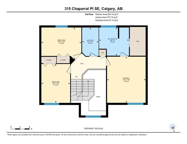 315 Chaparral Place Se, House detached with 3 bedrooms, 3 bathrooms and 4 parking in Calgary AB | Image 40