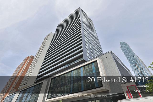 1712 - 20 Edward St, Condo with 2 bedrooms, 1 bathrooms and 0 parking in Toronto ON | Image 1