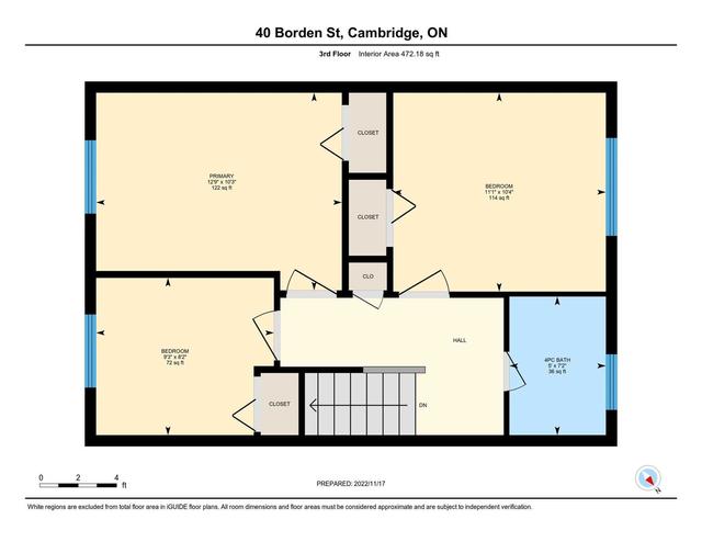 40 Borden St, House detached with 3 bedrooms, 1 bathrooms and 12 parking in Cambridge ON | Image 24