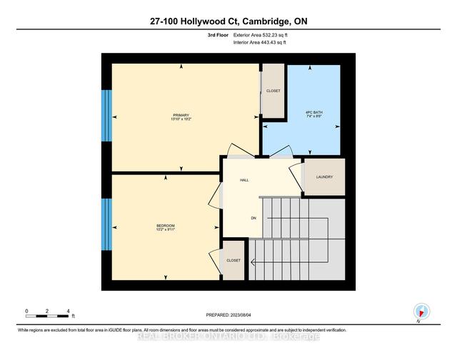 27 - 100 Hollywood Crt, House attached with 2 bedrooms, 2 bathrooms and 2 parking in Cambridge ON | Image 19