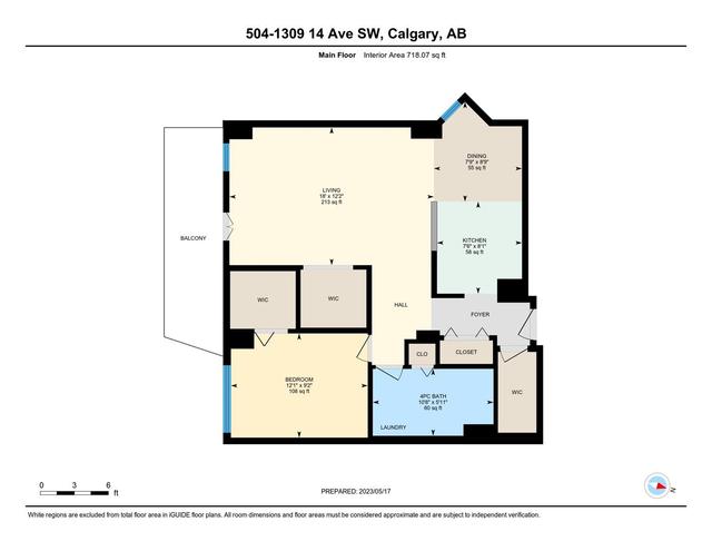 504 - 1309 14 Avenue Sw, Condo with 1 bedrooms, 1 bathrooms and 1 parking in Calgary AB | Image 19