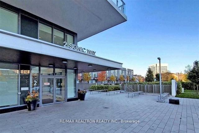 2704 - 2 Sonic Way, Condo with 1 bedrooms, 1 bathrooms and 1 parking in Toronto ON | Image 14