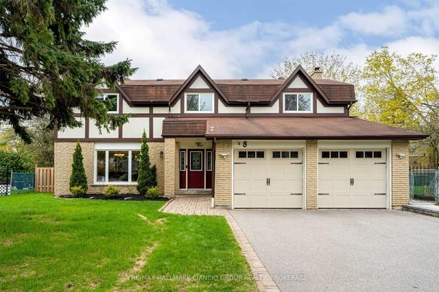 8 Jill Crt, House detached with 4 bedrooms, 3 bathrooms and 8 parking in Markham ON | Image 1