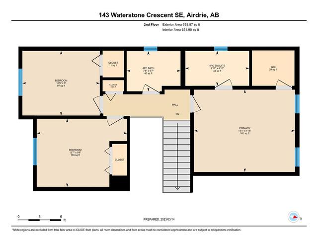 143 Waterstone Crescent Se, House detached with 4 bedrooms, 2 bathrooms and 4 parking in Calgary AB | Image 25