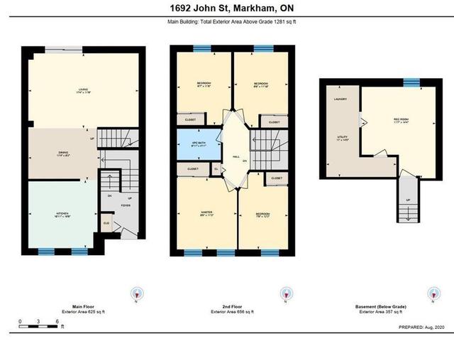 1692 John St, Townhouse with 4 bedrooms, 1 bathrooms and 2 parking in Markham ON | Image 6