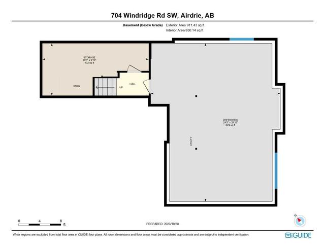 704 Windridge Road Sw, House detached with 3 bedrooms, 2 bathrooms and 5 parking in Airdrie AB | Image 42