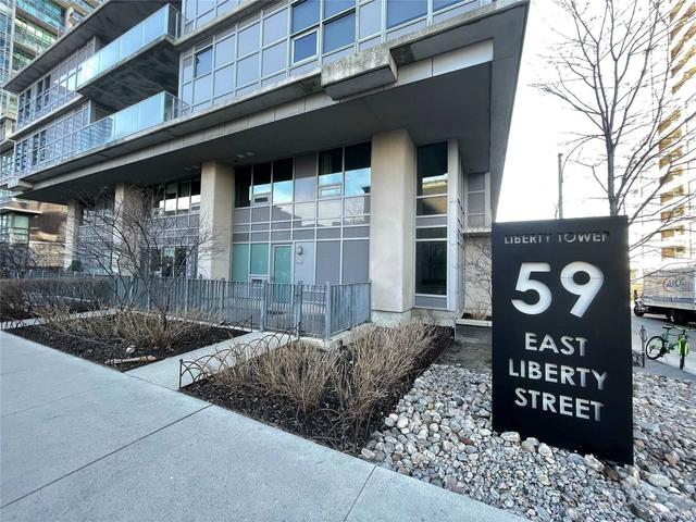 th 111 - 59 East Liberty St, Townhouse with 1 bedrooms, 2 bathrooms and 1 parking in Toronto ON | Image 1
