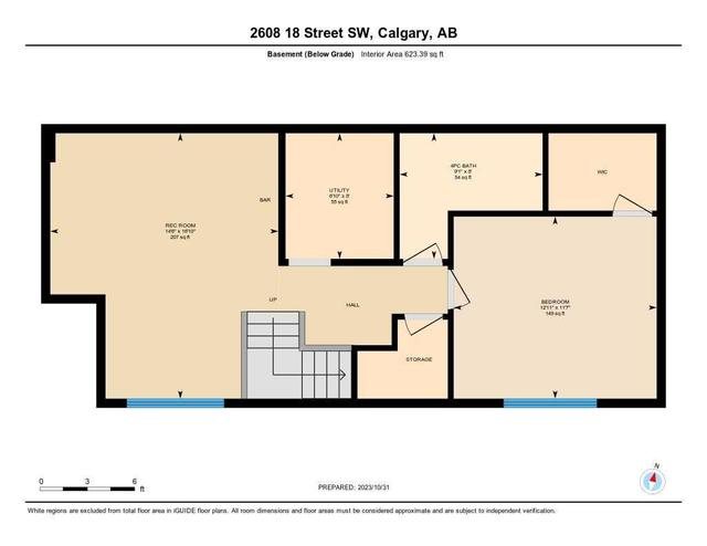2608 18 Street Sw, Home with 4 bedrooms, 4 bathrooms and 2 parking in Calgary AB | Image 44