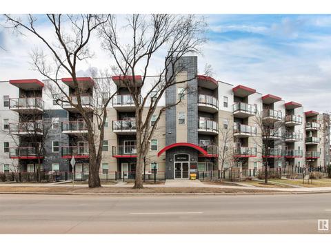 210 - 10611 117 St Nw, Condo with 2 bedrooms, 2 bathrooms and 2 parking in Edmonton AB | Card Image