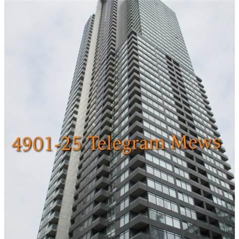 4901 - 25 Telegram Mews, Condo with 1 bedrooms, 1 bathrooms and null parking in Toronto ON | Image 1