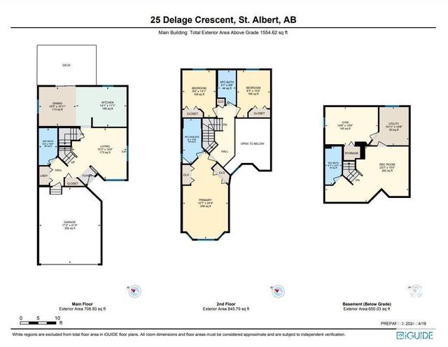 25 Delage Cr, House detached with 4 bedrooms, 3 bathrooms and 4 parking in St. Albert AB | Image 59
