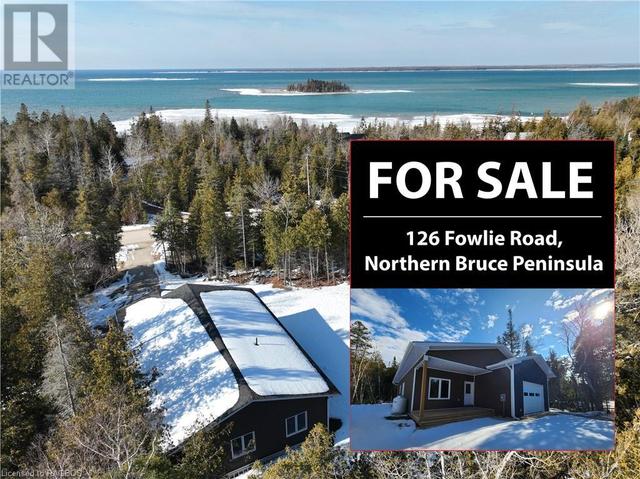 126 Fowlie Road, House detached with 3 bedrooms, 2 bathrooms and 8 parking in Northern Bruce Peninsula ON | Image 1