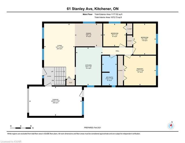 61 Stanley Avenue, House detached with 4 bedrooms, 2 bathrooms and 5 parking in Kitchener ON | Image 42