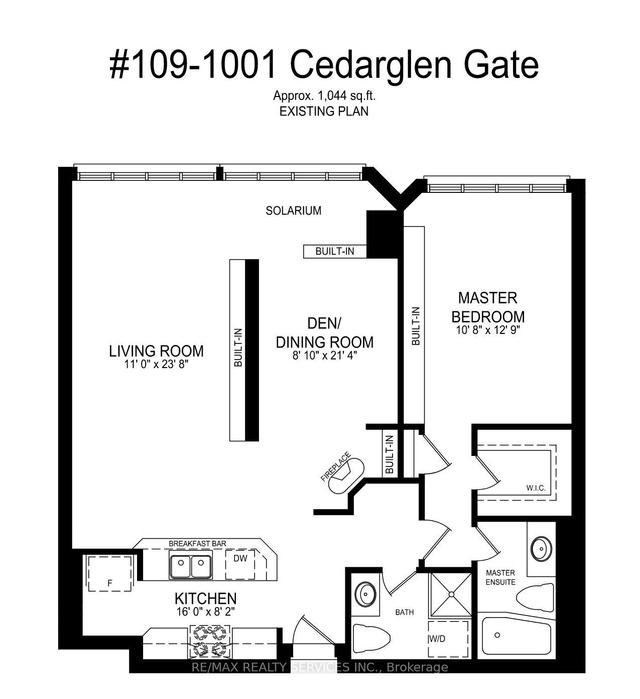109 - 1001 Cedarglen Gate, Condo with 2 bedrooms, 2 bathrooms and 1 parking in Mississauga ON | Image 25