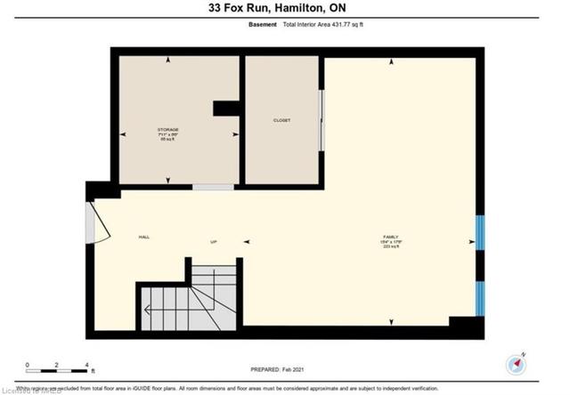 33 Fox Run, House attached with 3 bedrooms, 2 bathrooms and 2 parking in Hamilton ON | Image 39