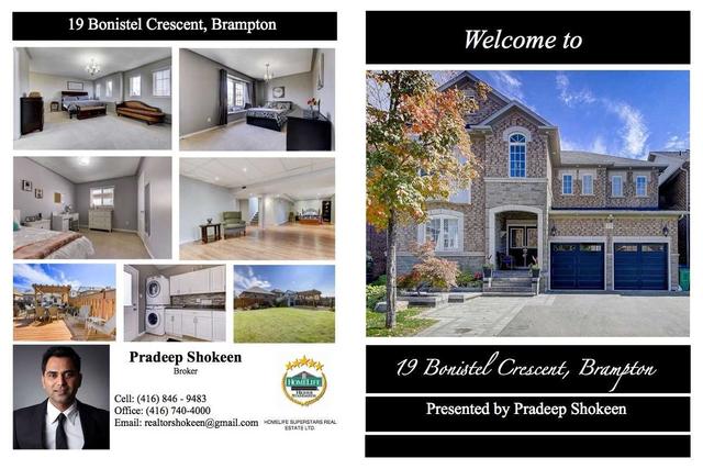 19 Bonistel Cres, House detached with 4 bedrooms, 3 bathrooms and 6 parking in Brampton ON | Image 22