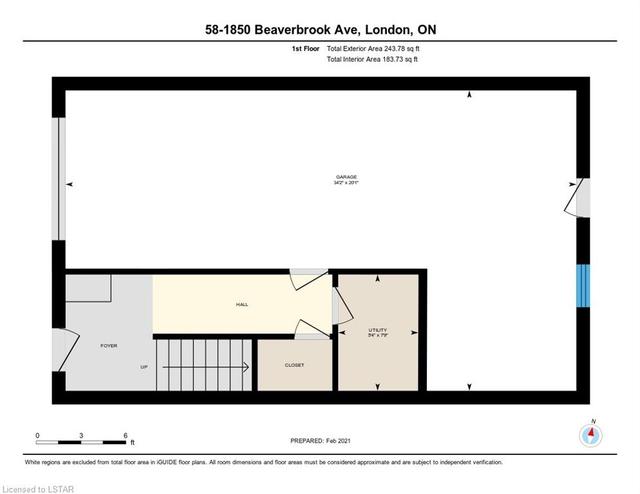 58 - 1850 Beaverbrook Avenue, House attached with 3 bedrooms, 2 bathrooms and 3 parking in London ON | Image 31
