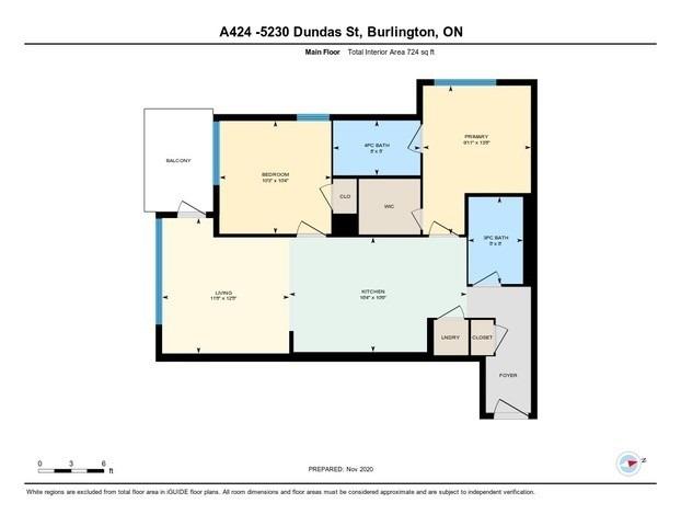 a424 - 5230 Dundas St, Condo with 2 bedrooms, 2 bathrooms and 1 parking in Burlington ON | Image 25
