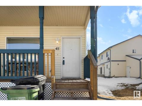 45 - 10909 106 St Nw, House attached with 2 bedrooms, 2 bathrooms and null parking in Edmonton AB | Card Image
