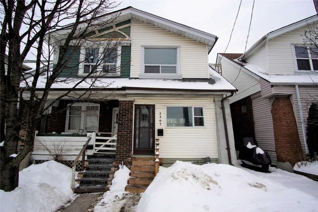 2467 Gerrard St E, House semidetached with 2 bedrooms, 1 bathrooms and 0 parking in Toronto ON | Image 1