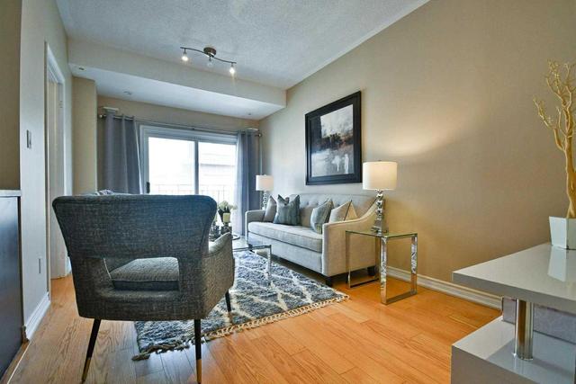 218 - 65 Cranborne Ave, Townhouse with 2 bedrooms, 3 bathrooms and 2 parking in Toronto ON | Image 3