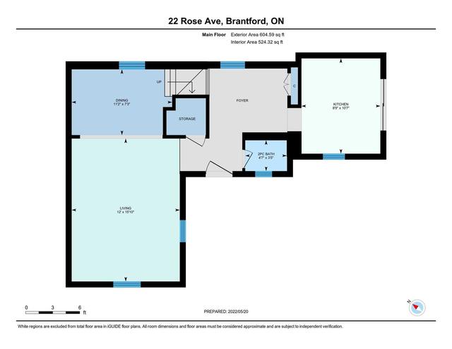 22 Rose Ave, House detached with 2 bedrooms, 2 bathrooms and 2 parking in Brantford ON | Image 21