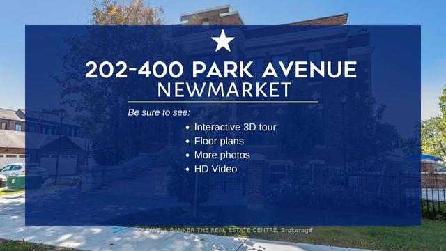 202 - 400 Park Ave, Condo with 1 bedrooms, 1 bathrooms and 1 parking in Newmarket ON | Image 22
