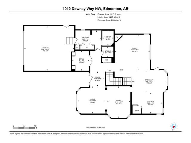 1010 Downey Wy Nw, House detached with 4 bedrooms, 2 bathrooms and null parking in Edmonton AB | Image 48