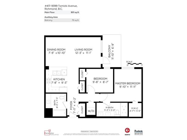 417 - 9399 Tomicki Avenue, Condo with 2 bedrooms, 2 bathrooms and 1 parking in Richmond BC | Card Image
