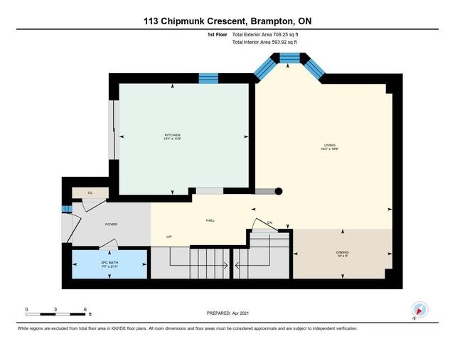 113 Chipmunk Cres, House attached with 3 bedrooms, 3 bathrooms and 2 parking in Brampton ON | Image 32