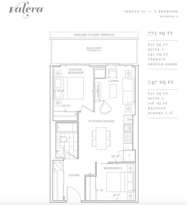 a808 - 4880 Valera Rd, Condo with 2 bedrooms, 1 bathrooms and 1 parking in Burlington ON | Image 7
