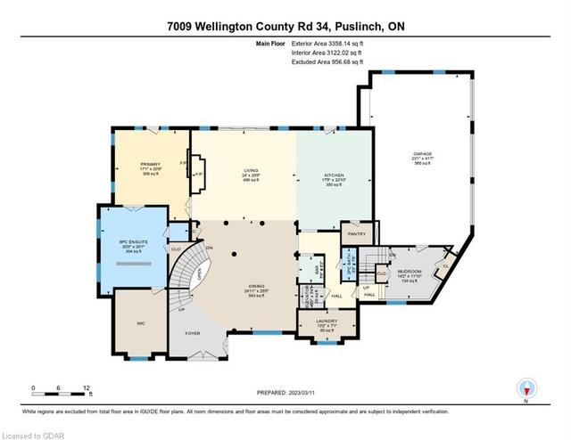 7009 Wellington Rd 34, House detached with 4 bedrooms, 5 bathrooms and 26 parking in Puslinch ON | Image 43
