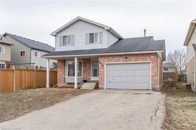 279 Tagge Crescent, House detached with 3 bedrooms, 2 bathrooms and 5 parking in Kitchener ON | Image 2