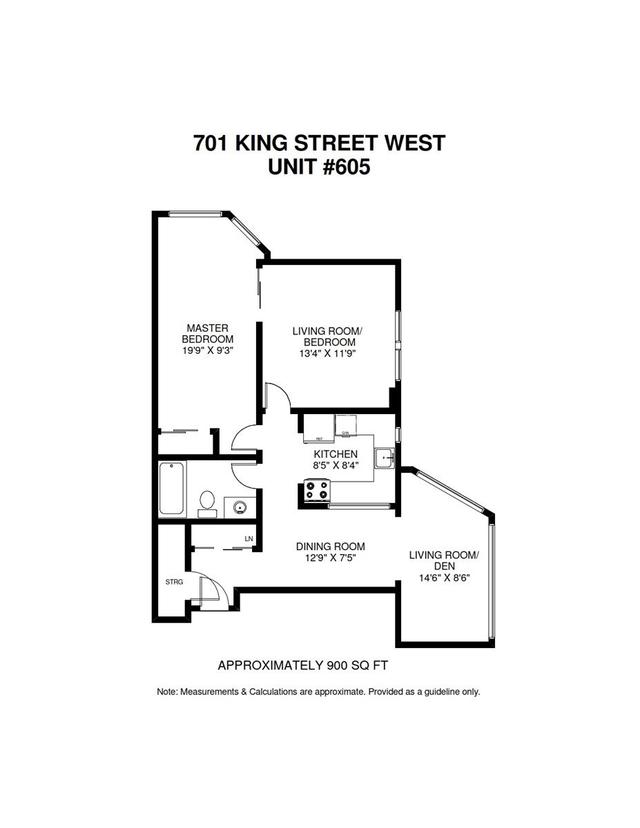 605 - 701 King St W, Condo with 1 bedrooms, 1 bathrooms and 1 parking in Toronto ON | Image 13