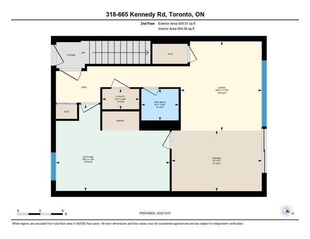 318 - 665 Kennedy Rd, Townhouse with 3 bedrooms, 2 bathrooms and 1 parking in Toronto ON | Image 22