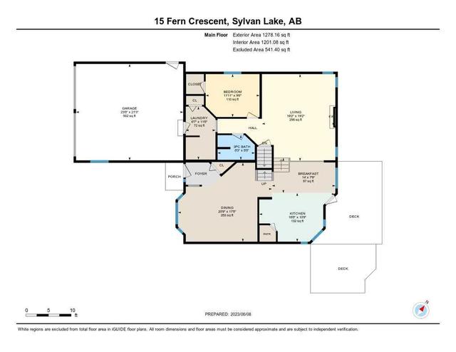 15 Fern Crescent, House detached with 4 bedrooms, 3 bathrooms and 7 parking in Sylvan Lake AB | Image 48