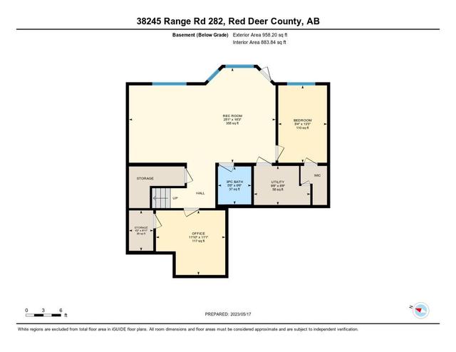 38245 Range Road 282, House detached with 4 bedrooms, 3 bathrooms and 3 parking in Red Deer County AB | Image 47