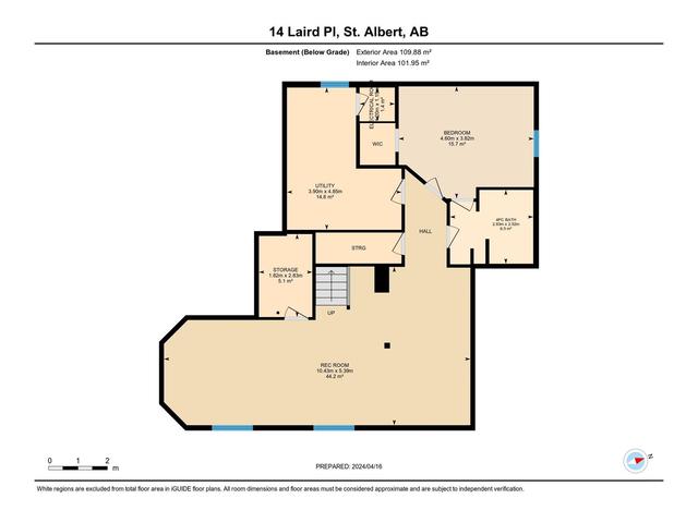 14 Laird Pl, House detached with 5 bedrooms, 3 bathrooms and 4 parking in St. Albert AB | Image 68