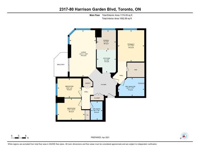 2317 - 80 Harrison Garden Blvd, Condo with 2 bedrooms, 2 bathrooms and 2 parking in Toronto ON | Image 10