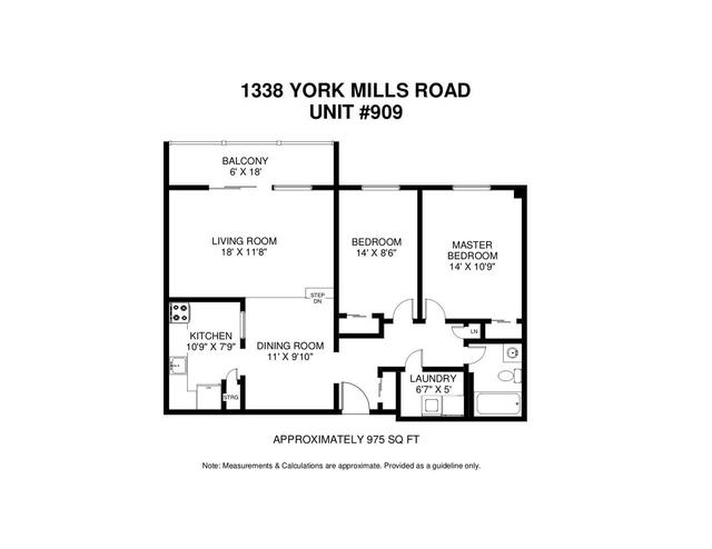 909 - 1338 York Mills Rd, Condo with 2 bedrooms, 1 bathrooms and 1 parking in Toronto ON | Image 1