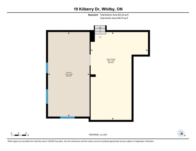 19 Kilberry Dr, House detached with 3 bedrooms, 2 bathrooms and 5 parking in Whitby ON | Image 35