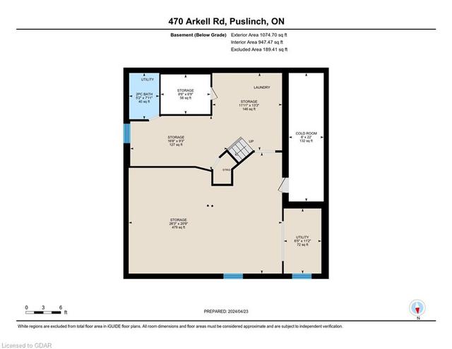 470 Arkell Road, House detached with 3 bedrooms, 1 bathrooms and 8 parking in Puslinch ON | Image 46
