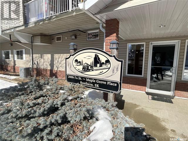 401 - 2006 7th Street, Condo with 2 bedrooms, 1 bathrooms and null parking in Rosthern SK | Image 1
